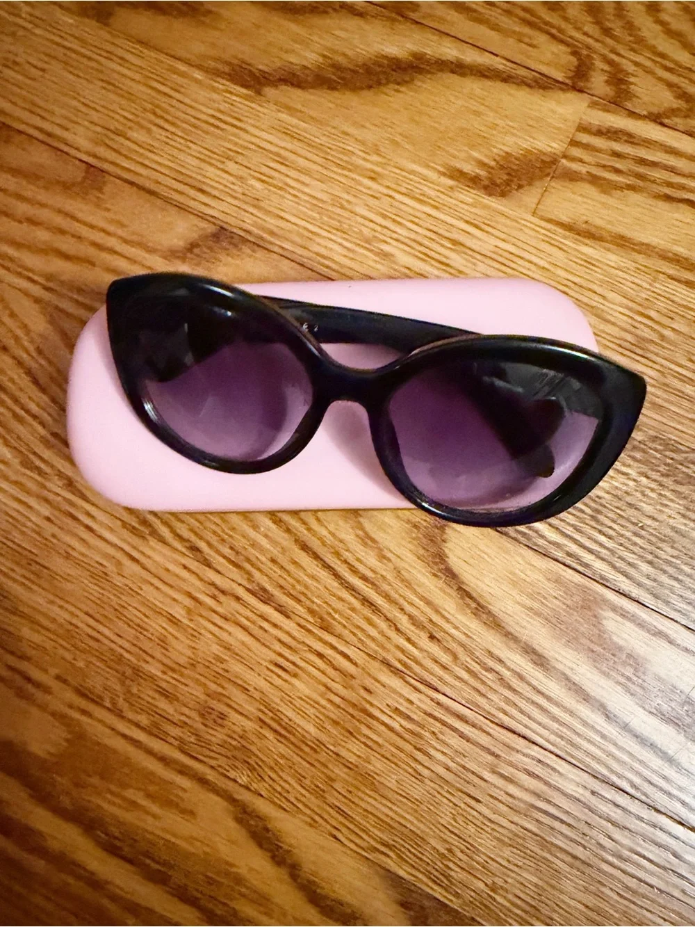 Kate Spade Black Cat Eye Sunglasses with Gradient Lenses 55MM